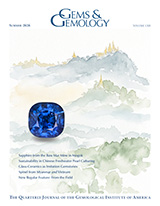 Gems & Gemology, Summer 2026, Vol. 62, No. 2 Gems & Gemology, Summer 2026, Vol. 62, No. 2