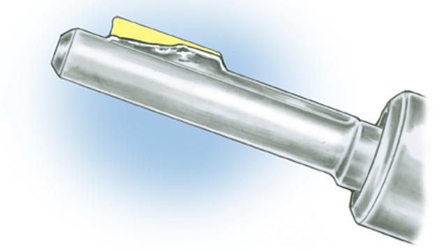 If not inserted properly, the keyed tip will wear down and eventually fail