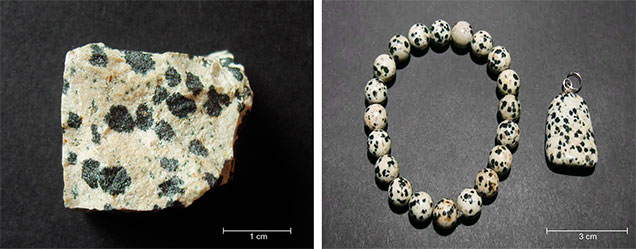Dalmatian stone samples Dalmatian stone samples