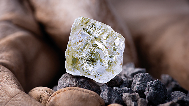 Diavik Foxfire rough diamond