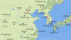 {Ruby and Sapphire from Muling, China} - image