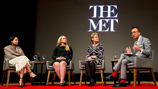 “Ethics of Jewelry” panelists at the Met. “Ethics of Jewelry” panelists at the Met.