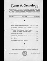 Gems & Gemology, Fall 1938, Vol. 2, No. 11