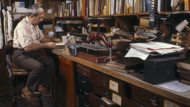 John Sinkankas Workbench
