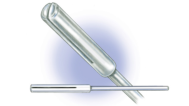 Modify a standard split mandrel so it will hold small jewelry components for finishing