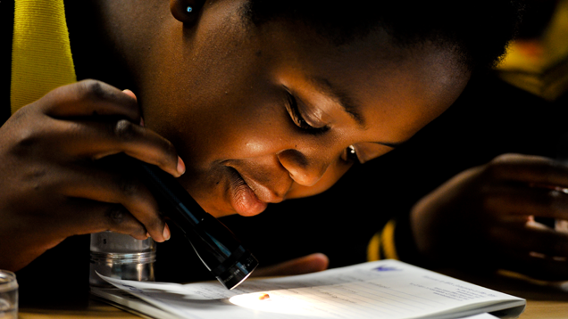 African Students Discover the Wonder of Gems 