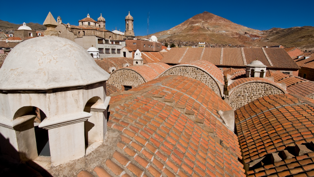 city of Potosi produces much of the world’s silver. Cerro Rico 