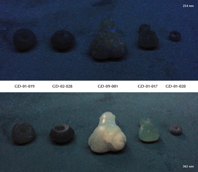 Luminescence of sudoite artifacts Luminescence of sudoite artifacts