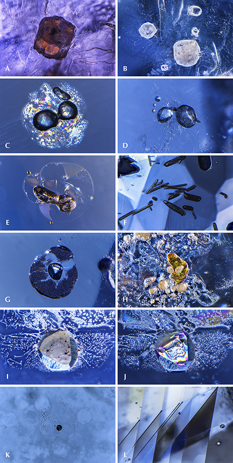 Protogenetic crystals of pyrope-almandine-grossular garnet in Yogo sapphires Protogenetic crystals of pyrope-almandine-grossular garnet in Yogo sapphires
