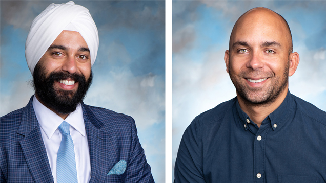 The newly inducted members of the GIA Board of Governors: (from left) Dave Bindra, vice president of operations and head of acquisitions at B&B Fine Gems, and Marcus ter Haar, an experienced diamond industry executive. The newly inducted members of the GIA Board of Governors: (from left) Dave Bindra, vice president of operations and head of acquisitions at B&B Fine Gems, and Marcus ter Haar, an experienced diamond industry executive.