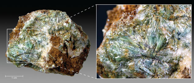 Commercial sample of sudoite Commercial sample of sudoite