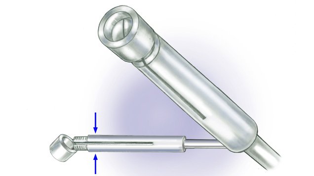 Place the bezel on the mandrel for finishing