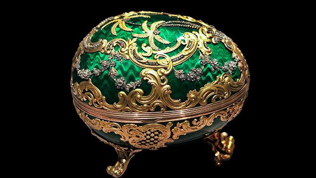 Fabergé egg from the McFerrin Collection. Fabergé egg from the McFerrin Collection.