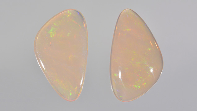 Milky white opals Milky white opals