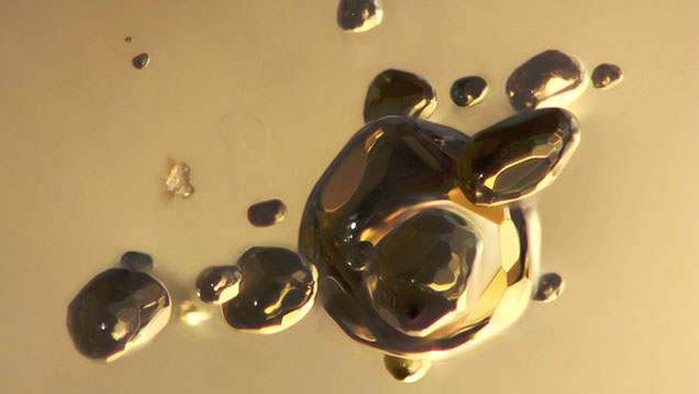 Euhedral pyrite crystal inclusions confirmed by Raman spectrometry. Euhedral pyrite crystal inclusions confirmed by Raman spectrometry.
