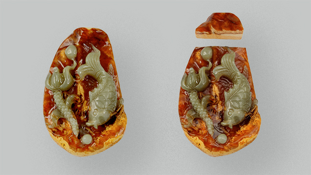 Serpentine pendant.