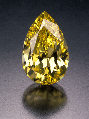 9.05 ct. Fancy Vivid Yellow Diamond