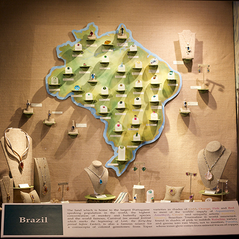 Brazil case of gems.