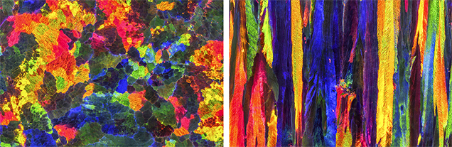 Patterns in synthetic opal that are not seen in the new product. Patterns in synthetic opal that are not seen in the new product.