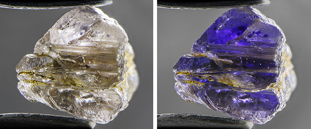Johnkoivulaite exhibits strong pleochroism.