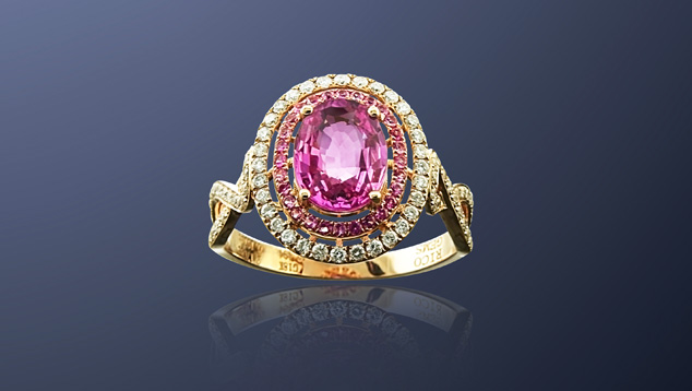 Pink Sapphire Ring Pink Sapphire Ring