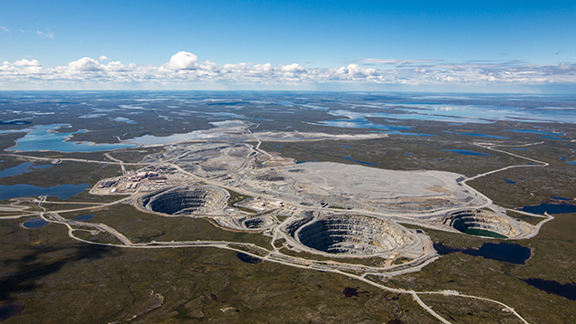 Ekati Mine Aerial View