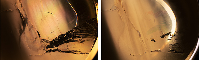 Oiling minimizes the appearance of dark areas and enhances clarity.