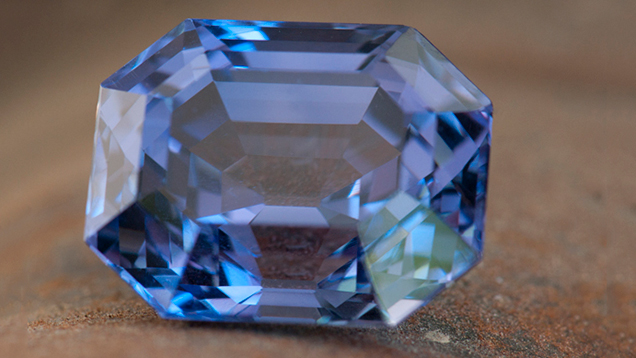 Unheated color-change sapphire from Sri Lanka.