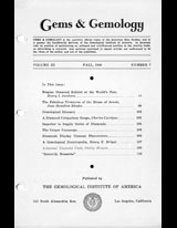 Gems & Gemology, Fall 1940, Vol. 3, No. 7