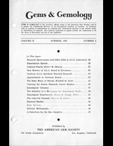 Gems & Gemology, Summer 1936, Vol. 2, No. 2