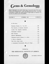 Gems & Gemology, Summer 1938, Vol. 2, No. 10