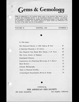 Gems & Gemology, Winter 1936, Vol. 2, No. 4