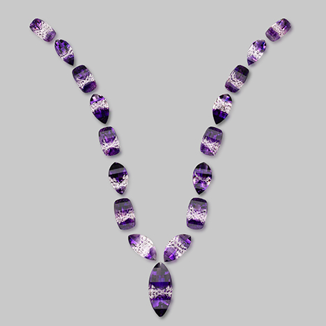 Suite of amethyst from Boudi: “Purple Champagne” Suite of amethyst from Boudi: “Purple Champagne”