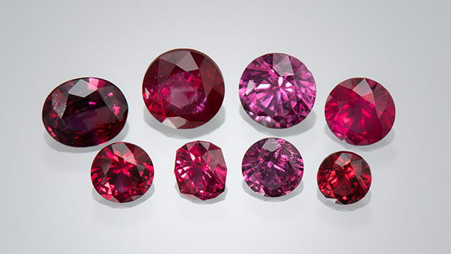 Rubies from Rock Creek, Montana. Rubies from Rock Creek, Montana.