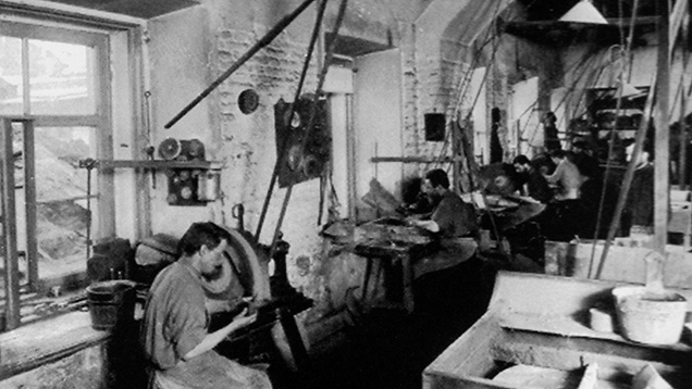Karl Wörffel’s bronze and lapidary workshop Karl Wörffel’s bronze and lapidary workshop