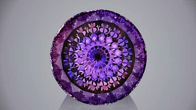 The world’s largest faceted kunzite, “Fragility of the Eternal,” weighs 3,051 ct.