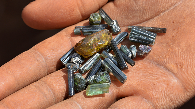 Tourmaline from Ocua. Tourmaline from Ocua.