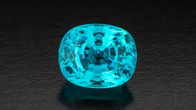 A 29.34 ct Paraíba tourmaline from Mozambique A 29.34 ct Paraíba tourmaline from Mozambique