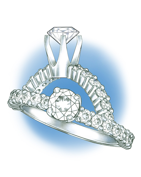 Quality Assurance Benchmarks highlight workmanship of semi-finished and finished platinum jewelry. Consumers are more satisfied with their jewelry when diamonds or other stones do not loosen or become dislodged. These two examples illustrate methods for evaluating the quality and durability of platinum prongs and settings. Quality Assurance Benchmarks highlight workmanship of semi-finished and finished platinum jewelry. Consumers are more satisfied with their jewelry when diamonds or other stones do not loosen or become dislodged. These two examples illustrate methods for evaluating the quality and durability of platinum prongs and settings.