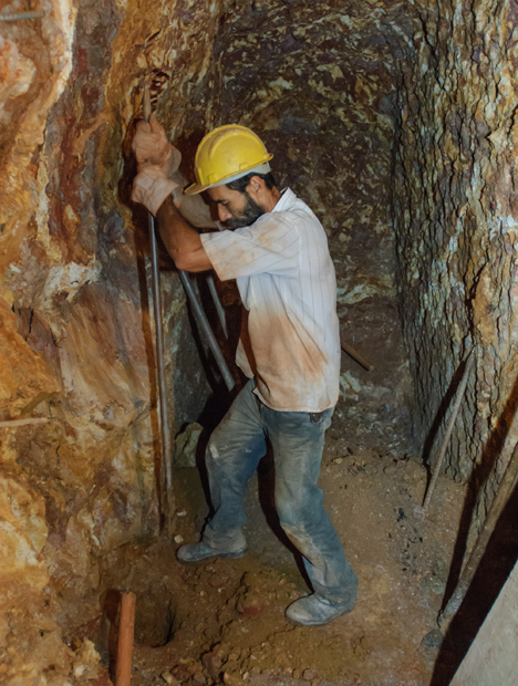 This morganite mine is in the Brazilian State of Minas Gerais, near Govenador Valderas. Morganite is usually mined from solidified magma-released fluids called pegmatites. - Eric Welch/GIA. This morganite mine is in the Brazilian State of Minas Gerais, near Govenador Valderas. Morganite is usually mined from solidified magma-released fluids called pegmatites. - Eric Welch/GIA.
