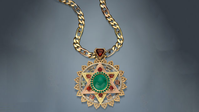 61 Ct. Emerald Stone Necklace