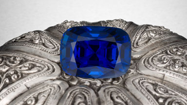 75.41 carat Burma Blue Sapphire