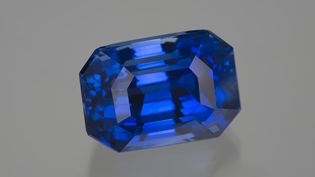 Royal blue sapphire