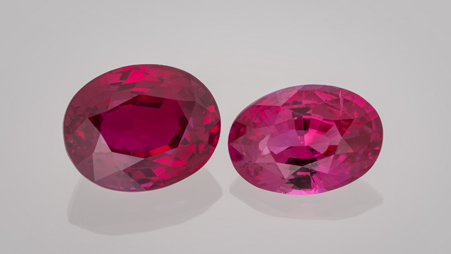 4.04 ct and 3.00 ct rubies