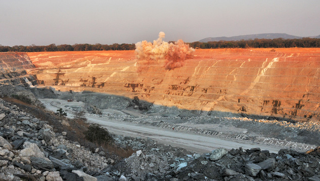 A Massive Pit Mine