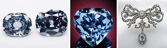 Famous blue diamonds