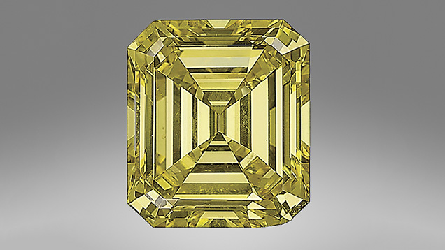 Fancy Vivid yellow diamond