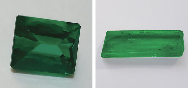 Study sample emeralds