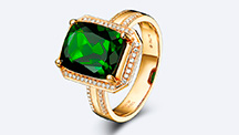 Diopside Ring