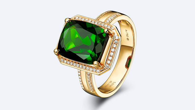 Diopside Ring
